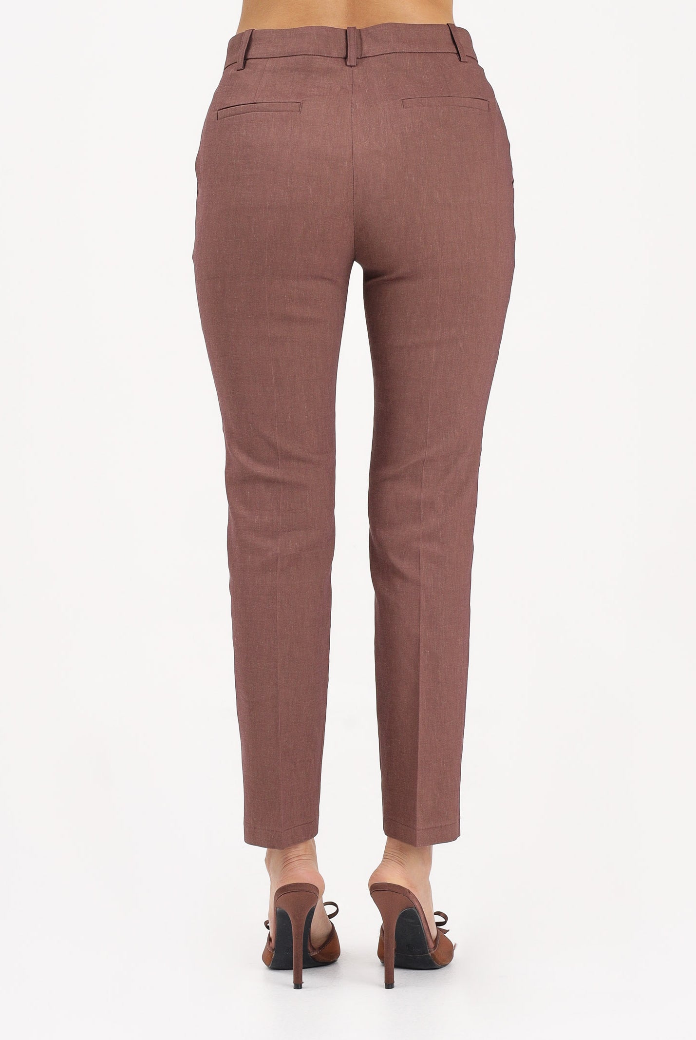 PINKO Pantalone elegante marrone da donna 100155A34I L78 PINKO