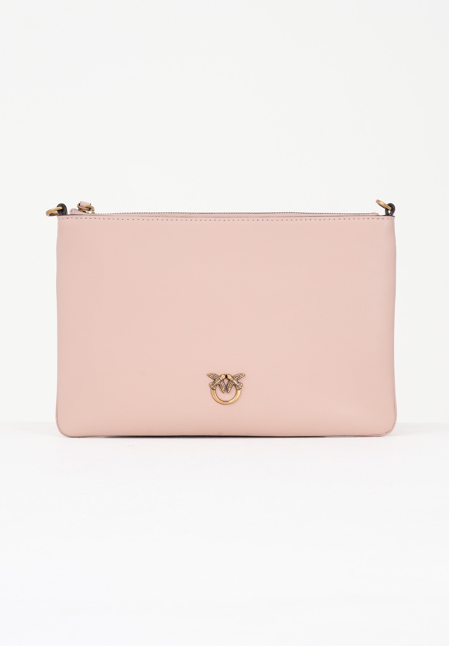 PINKO Pochette Classic Flat Love Bag Simply rosa da donna 100455A0F1 O81Q PINKO