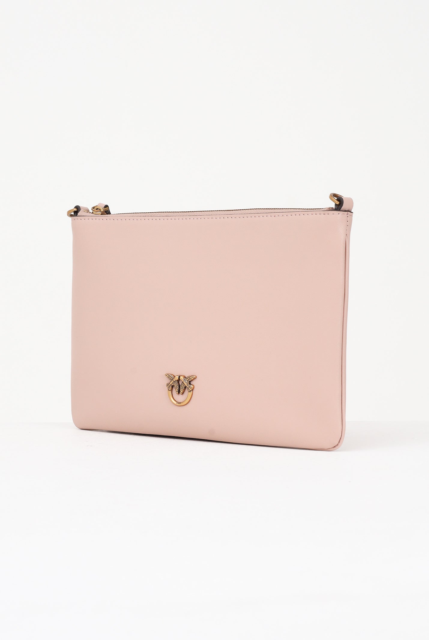 PINKO Pochette Classic Flat Love Bag Simply rosa da donna 100455A0F1 O81Q PINKO