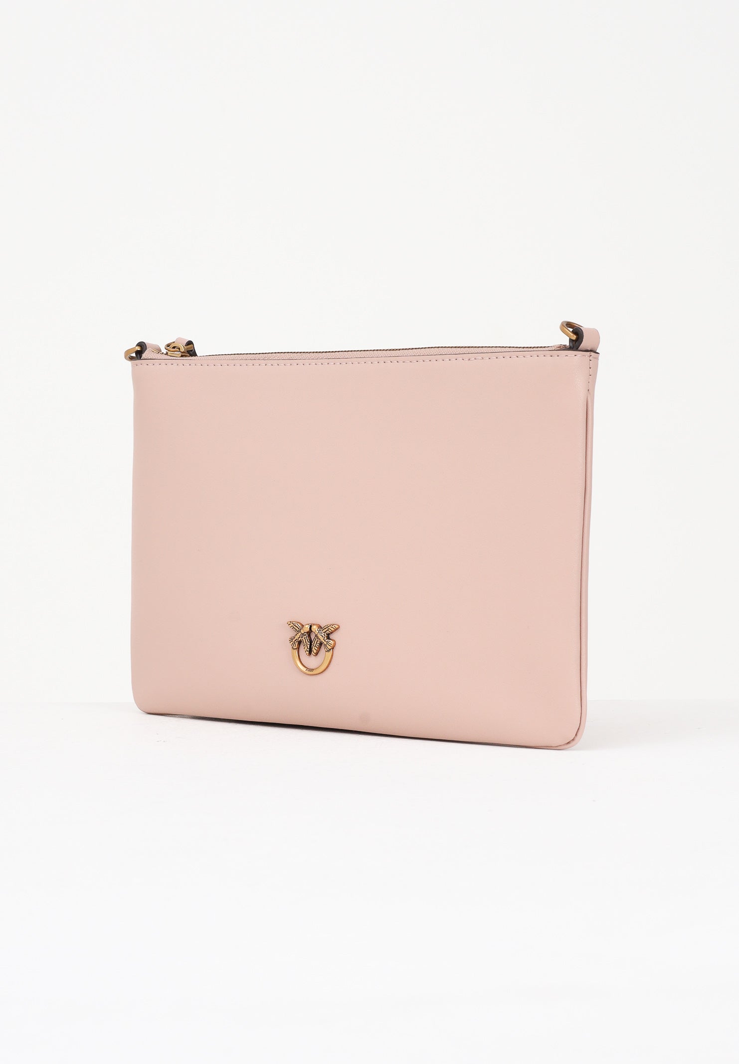 PINKO Pochette Classic Flat Love Bag Simply rosa da donna 100455A0F1 O81Q PINKO