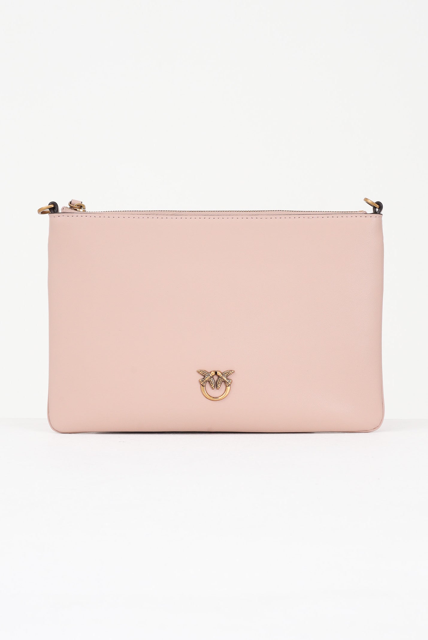 PINKO Pochette Classic Flat Love Bag Simply rosa da donna 100455A0F1 O81Q PINKO