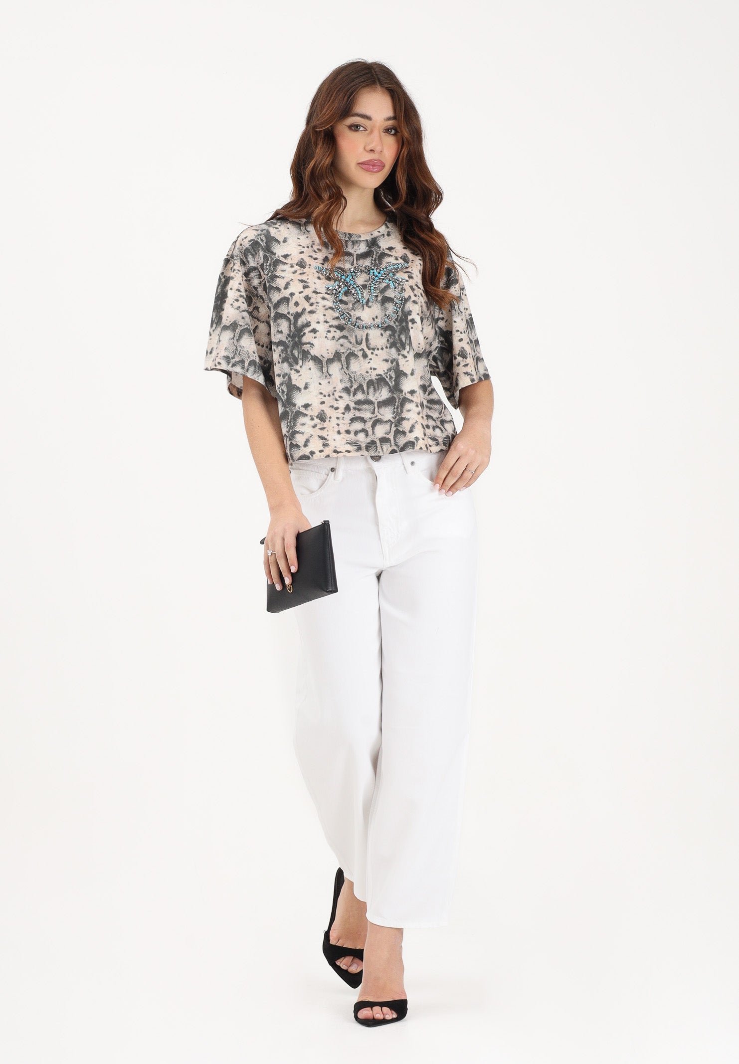 PINKO Jeans bianco da donna 103857A3E1 Z04 PINKO