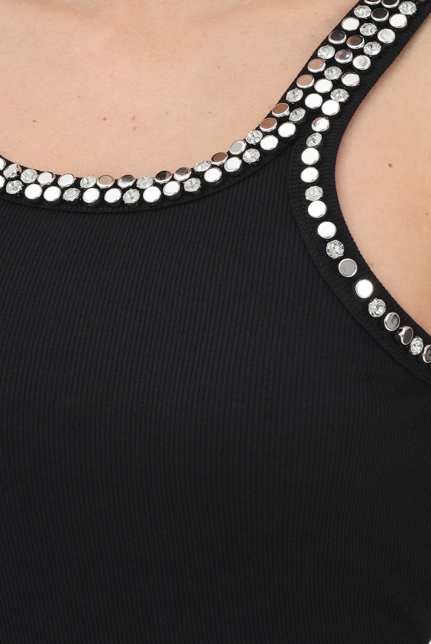PINKO Canotta CORIANDOLI nera da donna 104109A35Y Z99 PINKO