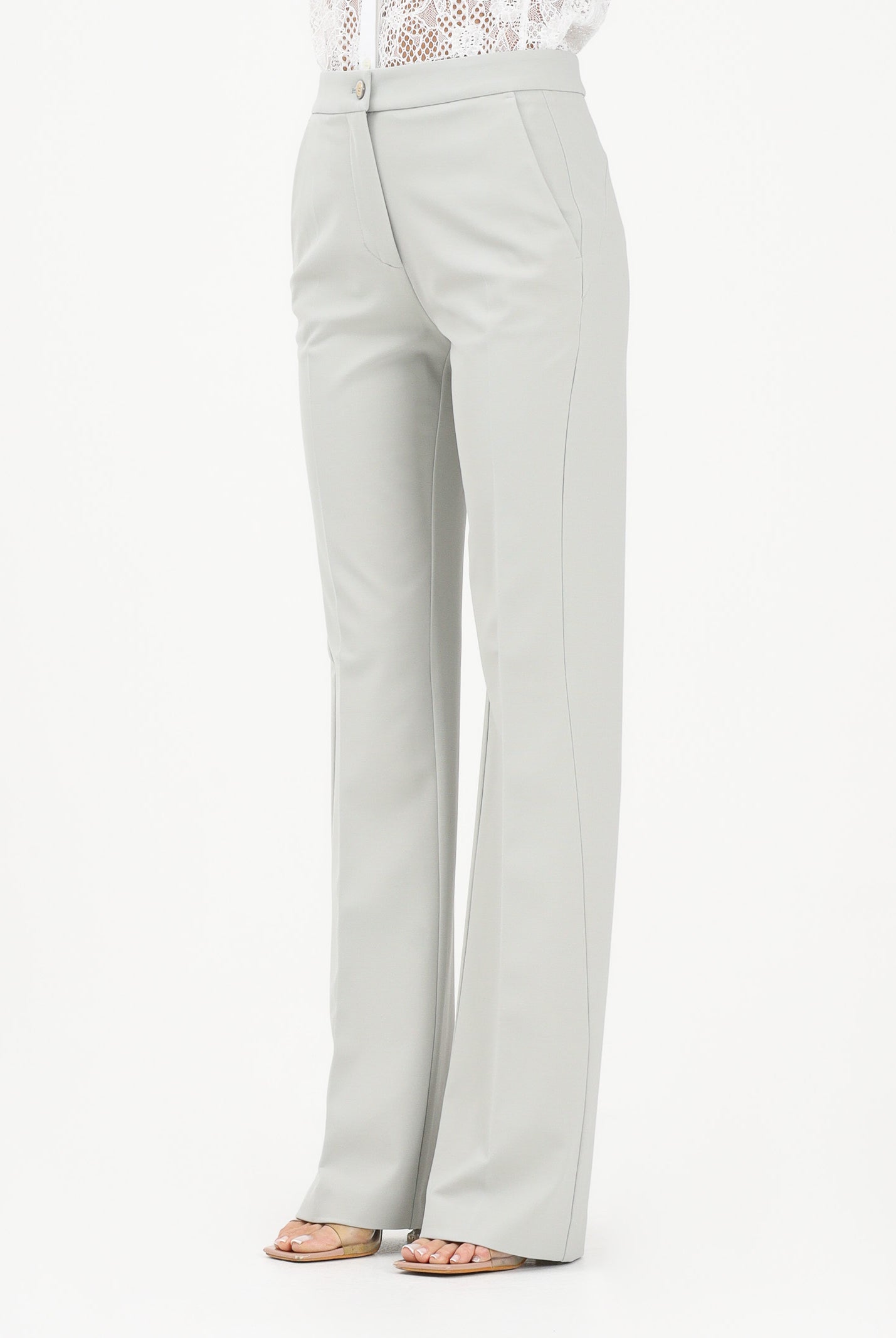 PINKO Pantalone elegante grigio chiaro da donna 104926A36R I18 PINKO