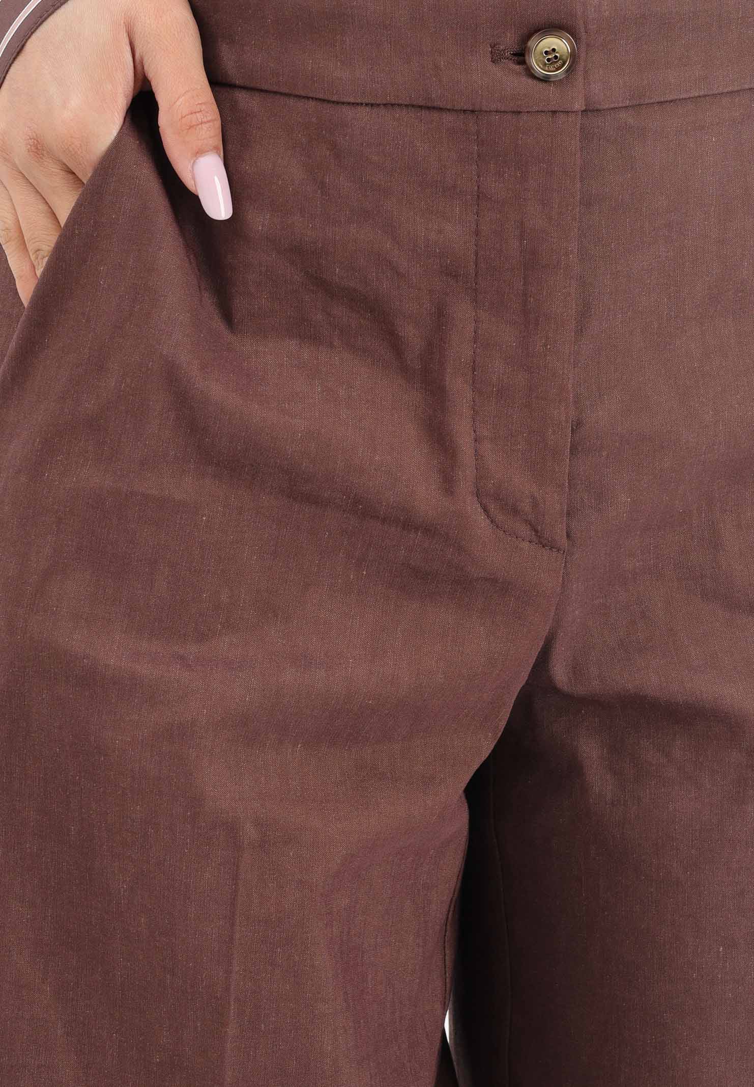 PINKO Pantalone elegante marrone da donna 104929A34I L78 PINKO