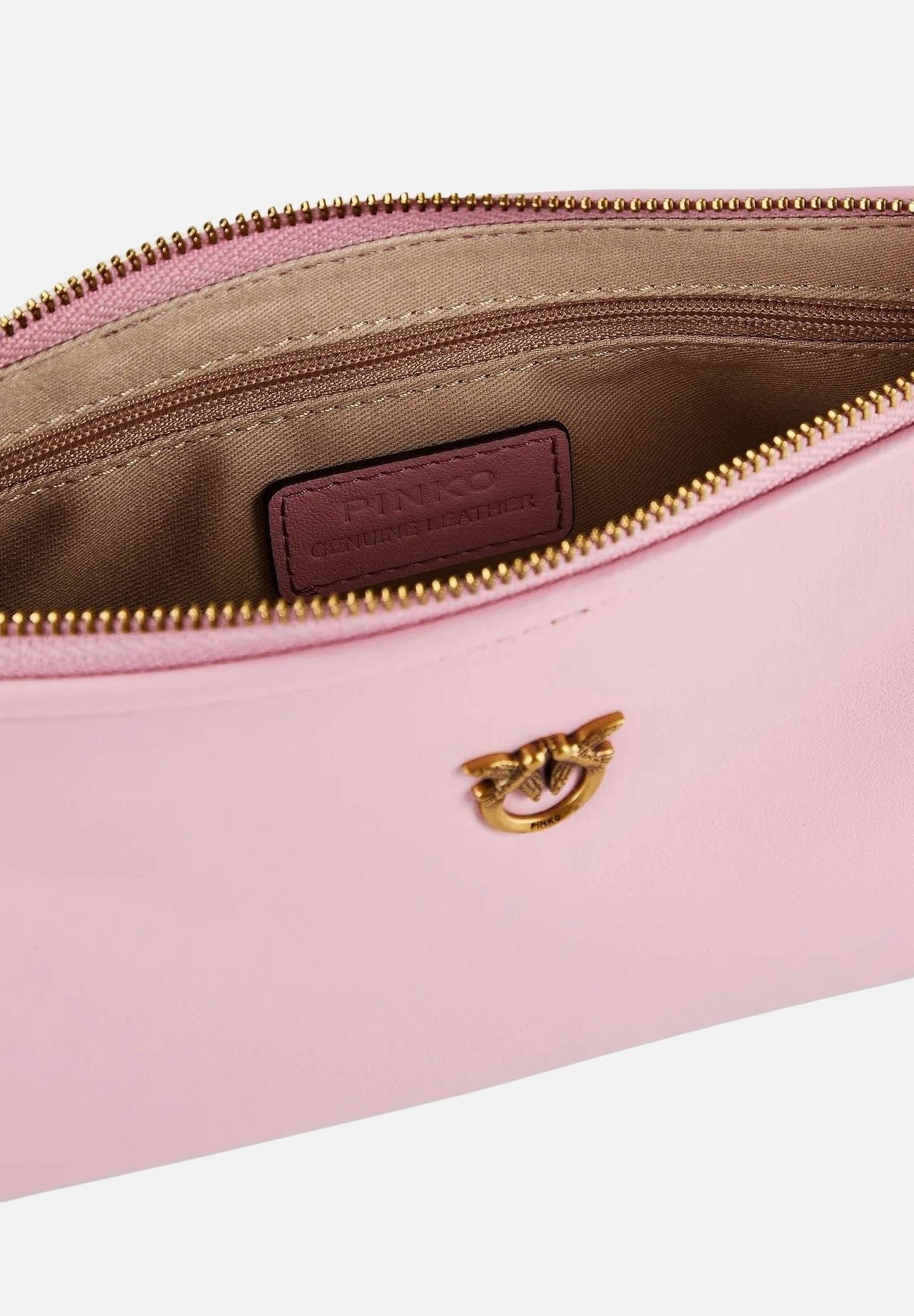 PINKO Borsa a spalla MINI HALF MOON BAGUETTE rosa da donna 105069A0QO P26Q PINKO