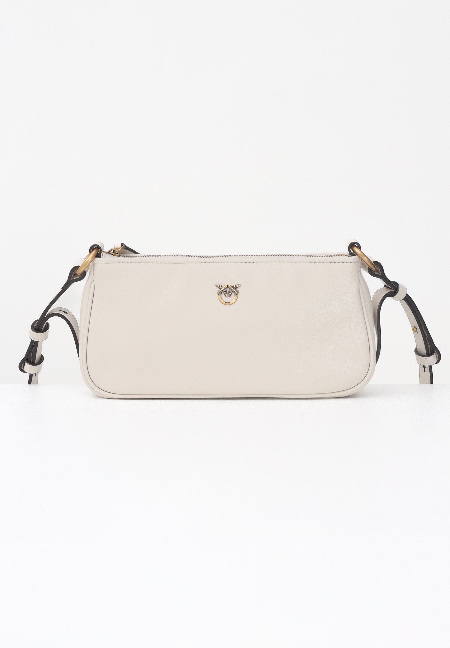 PINKO Borsa a spalla MINI HALF MOON panna da donna 105069A0QO Z14Q PINKO