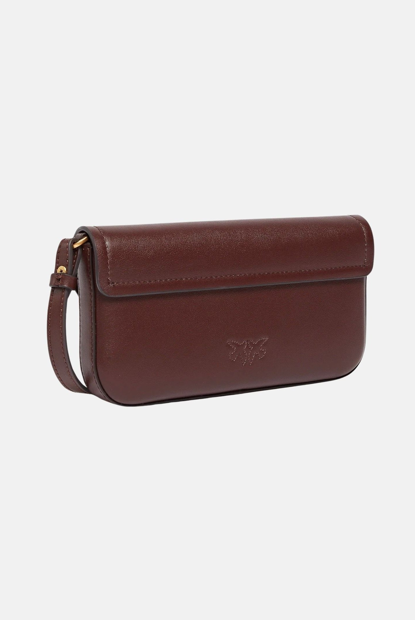 PINKO Borsa a spalla Saddle Flat burgundy da donna 105349A1ZX R49Q PINKO