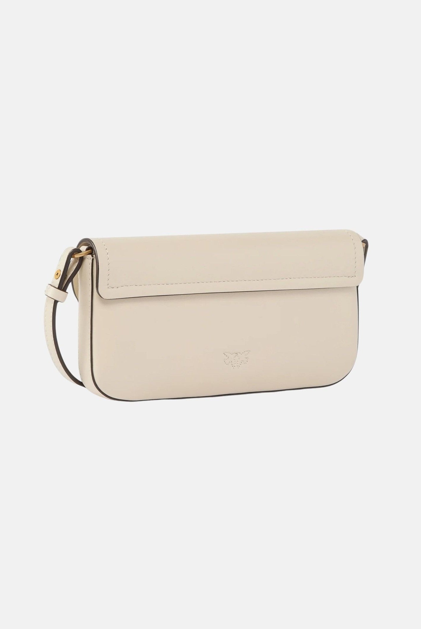 PINKO Borsa a spalla Saddle Flat beige da donna 105349A1ZX Z14Q PINKO