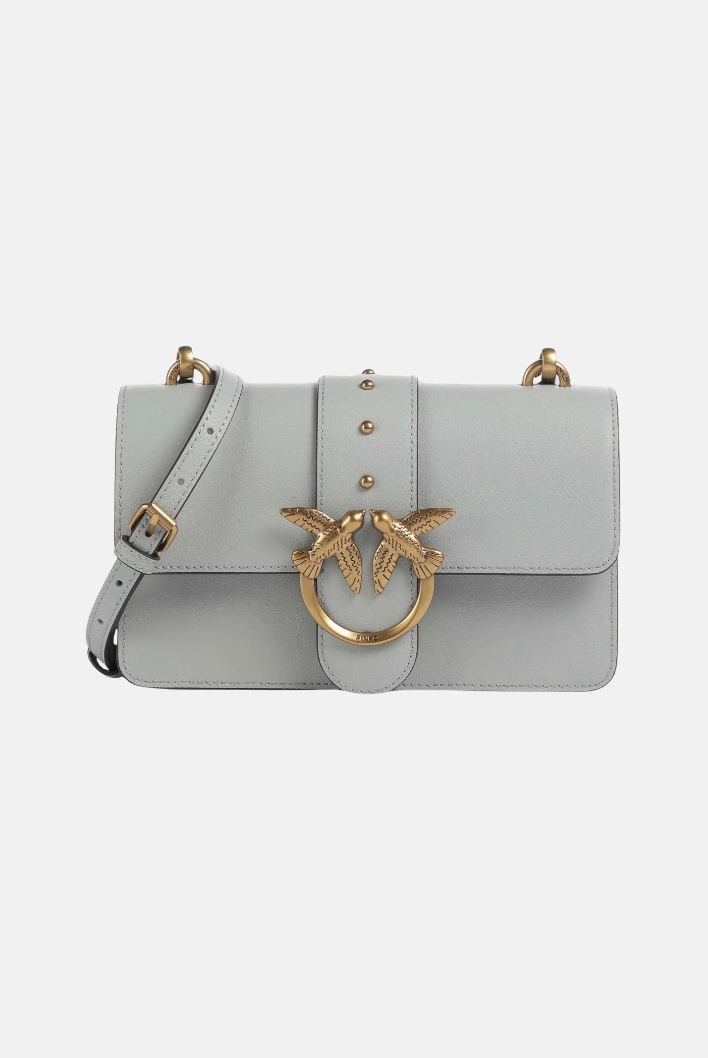 PINKO Borsa a tracolla Mini Love Bag One grigio perla da donna 105856A0F1 K32Q PINKO