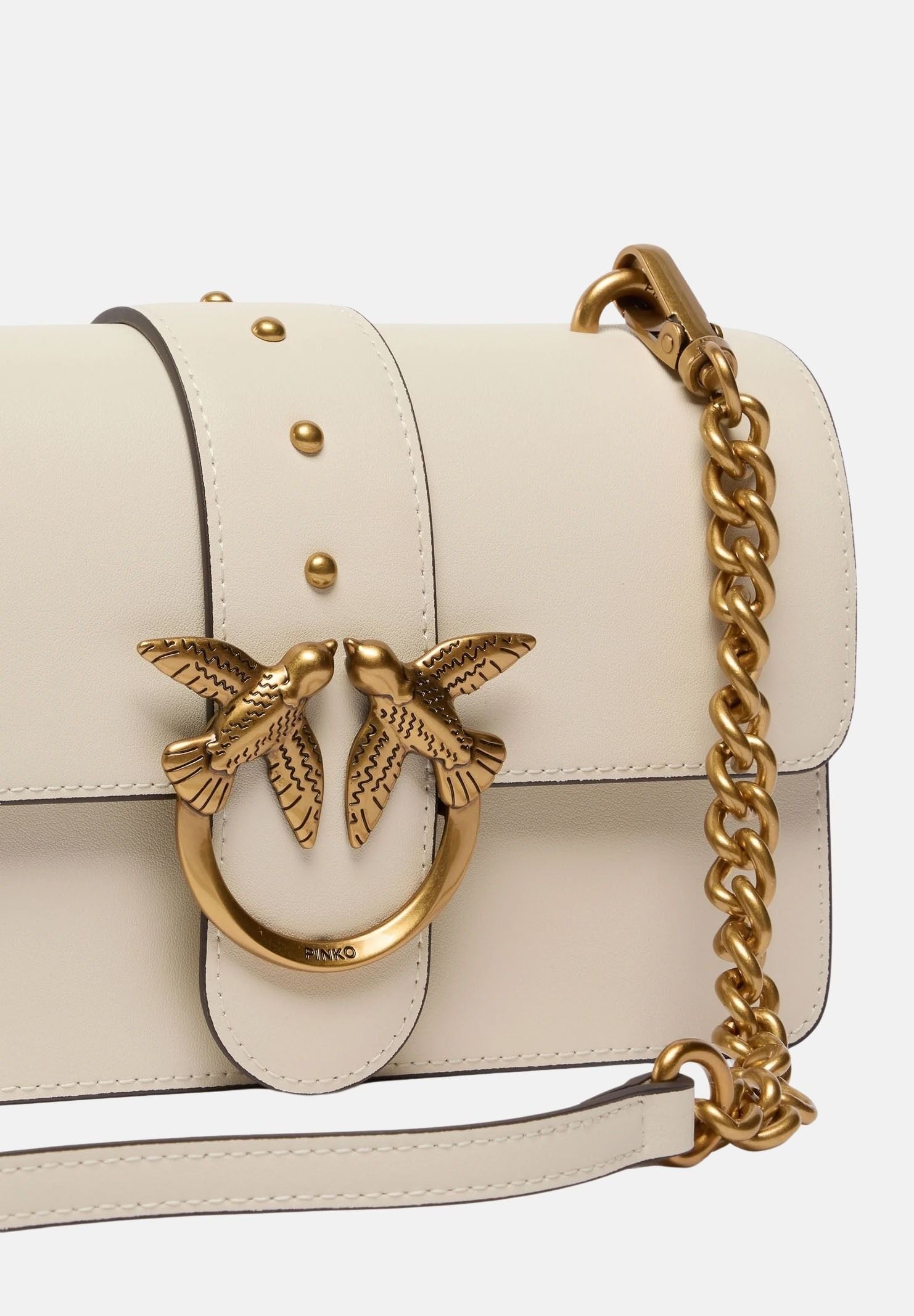 PINKO Borsa a tracolla Mini Love Bag One panna da donna 105856A0F1 Z14Q PINKO
