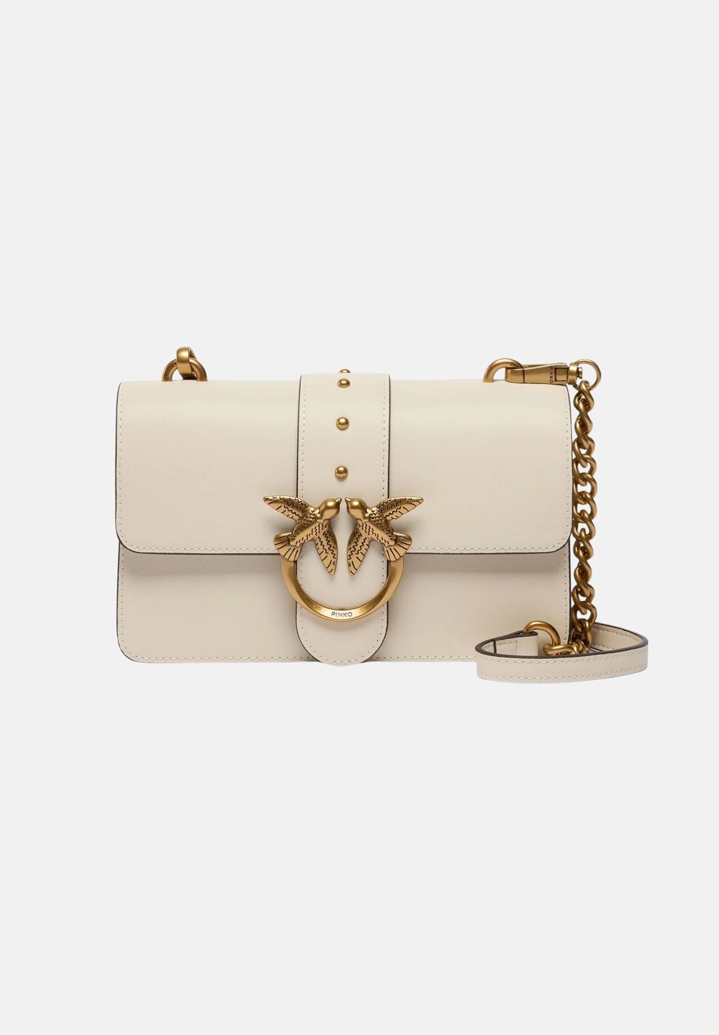 PINKO Borsa a tracolla Mini Love Bag One panna da donna 105856A0F1 Z14Q PINKO