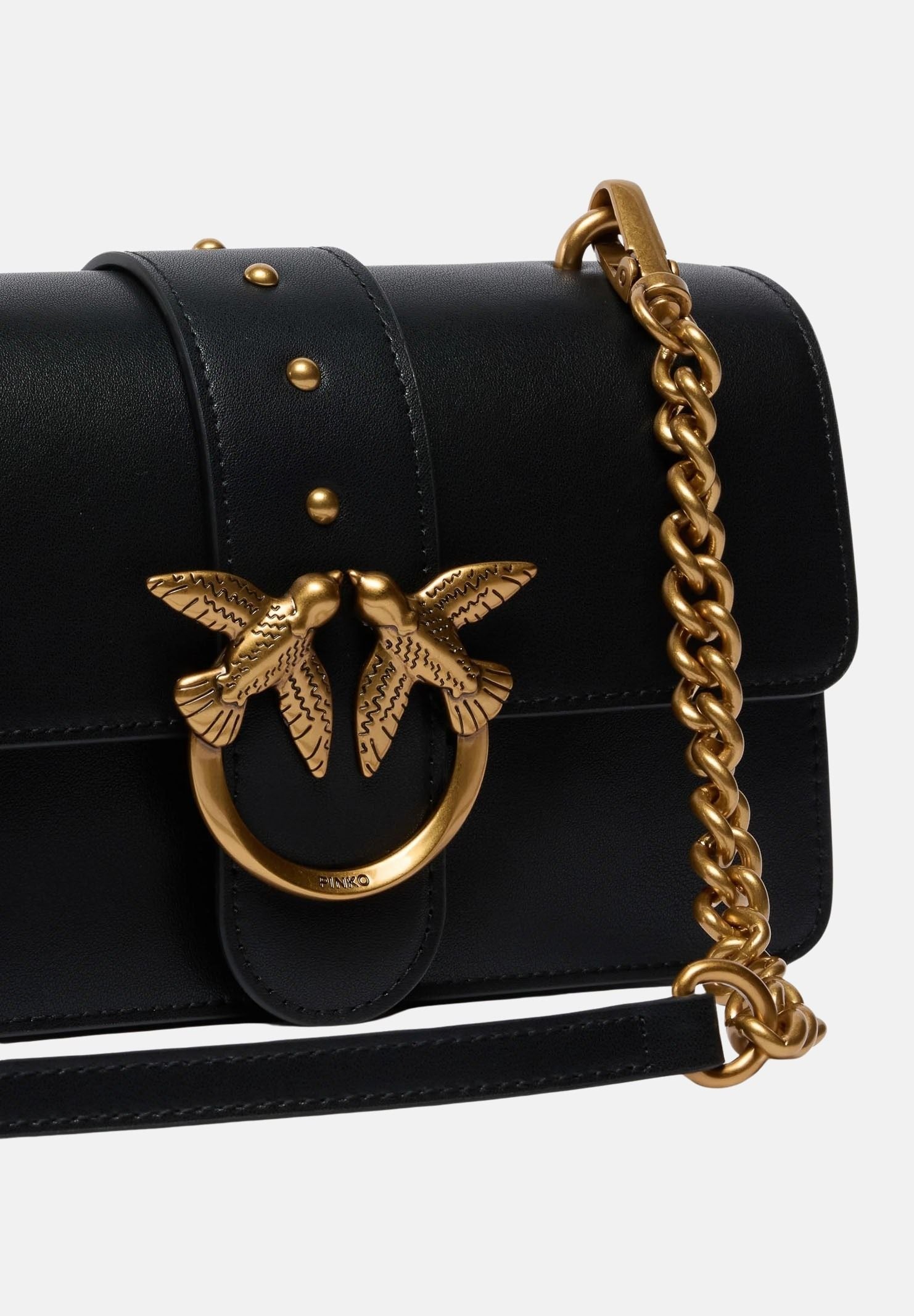 PINKO Borsa a tracolla Mini Love Bag One nera da donna 105856A0F1 Z99Q PINKO