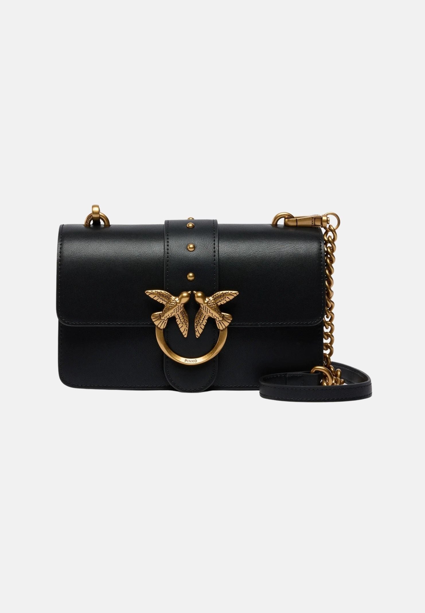 PINKO Borsa a tracolla Mini Love Bag One nera da donna 105856A0F1 Z99Q PINKO