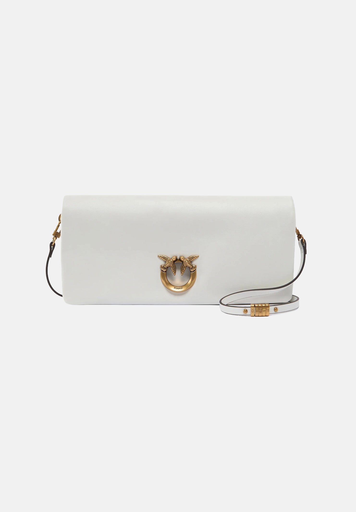 PINKO Pochette Love Bag Click Soft Horizontal bianca da donna 106022A0QO Z15Q PINKO