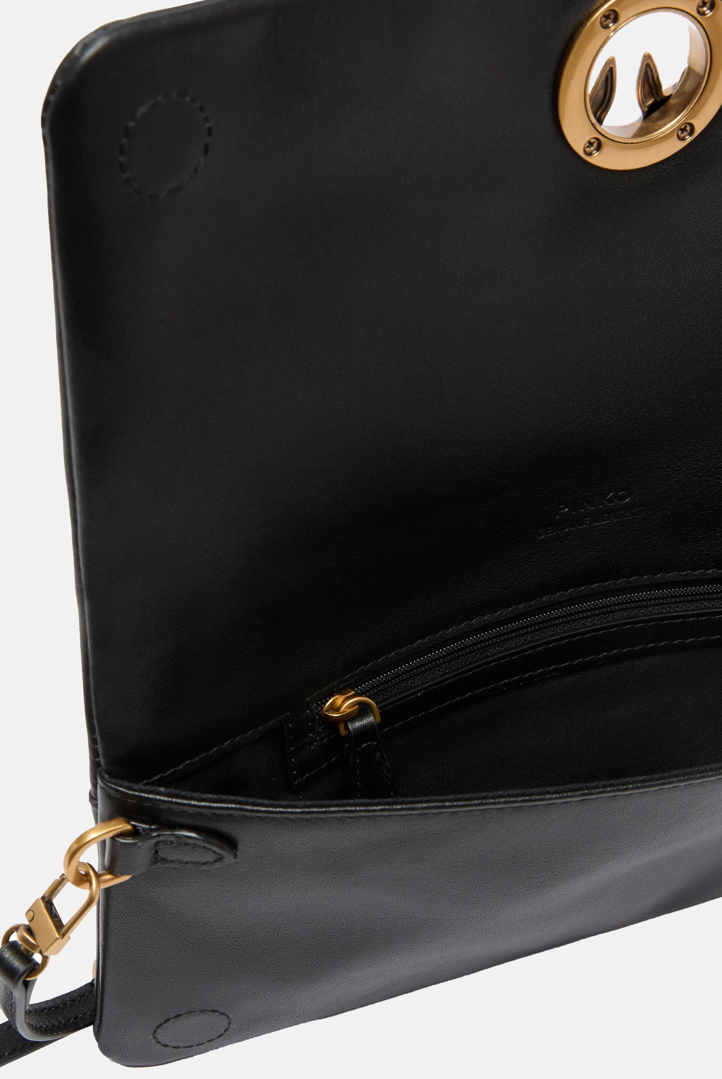 PINKO Pochette Love Bag Click Soft Horizontal nera da donna 106022A0QO Z99Q PINKO