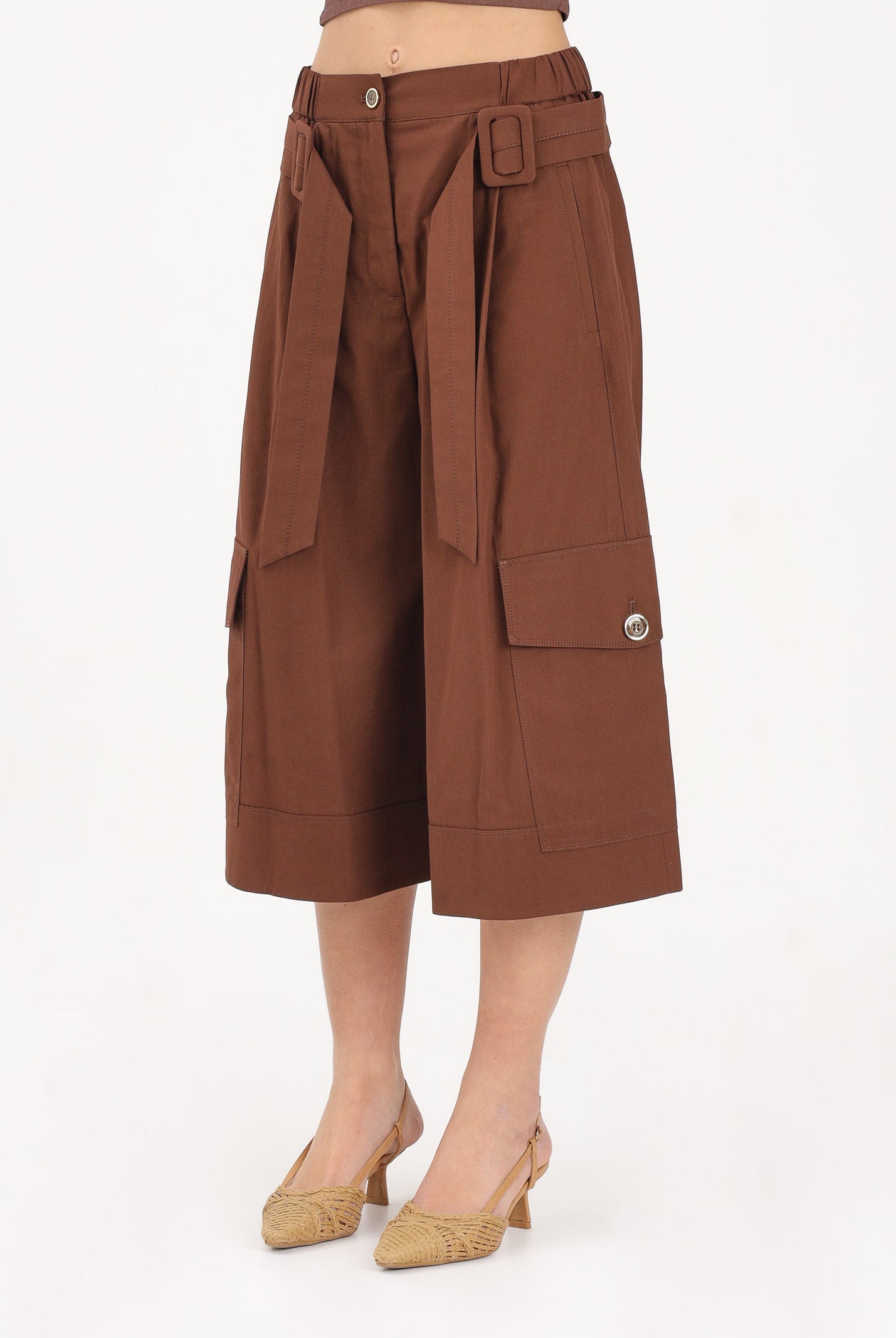 PINKO Bermuda PATRICIA marrone da donna 106152A2ER L78 PINKO