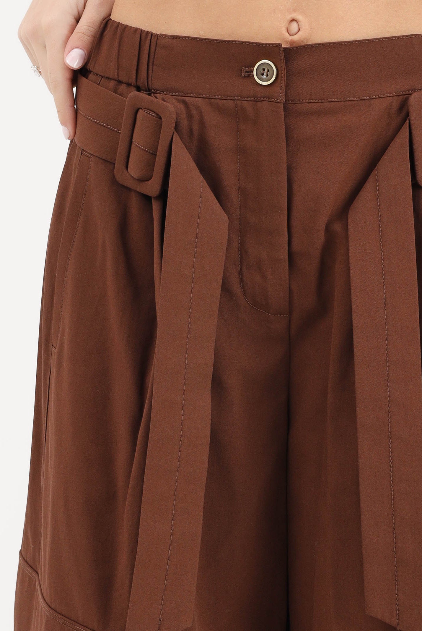 PINKO Bermuda PATRICIA marrone da donna 106152A2ER L78 PINKO