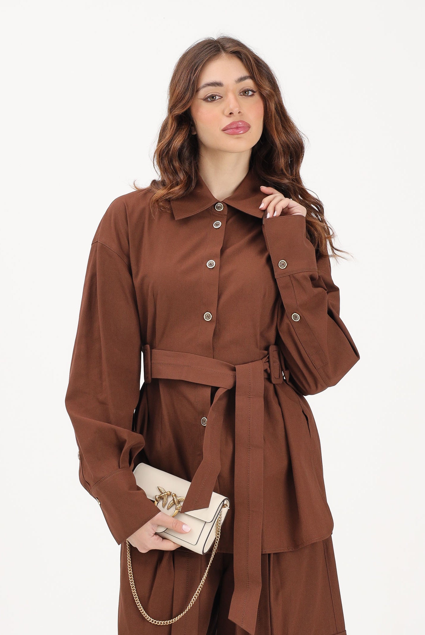 PINKO Giacca CHERYL marrone da donna 106153A2ER L78 PINKO