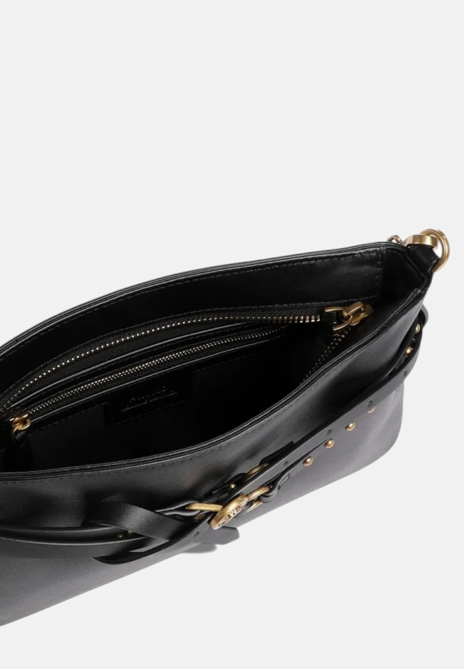 PINKO Borsa a spalla Belt Bag nera da donna 106177A0QO Z99Q PINKO
