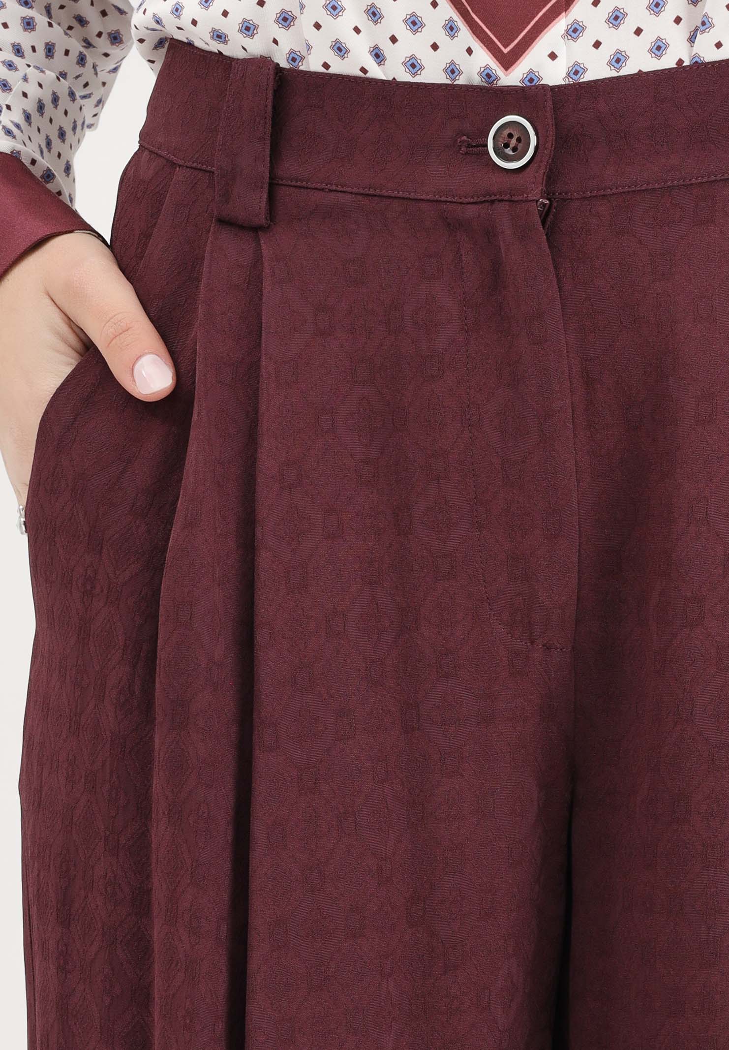 PINKO Pantalone elegante RUTH bordeaux da donna 106203A33H RR7 PINKO