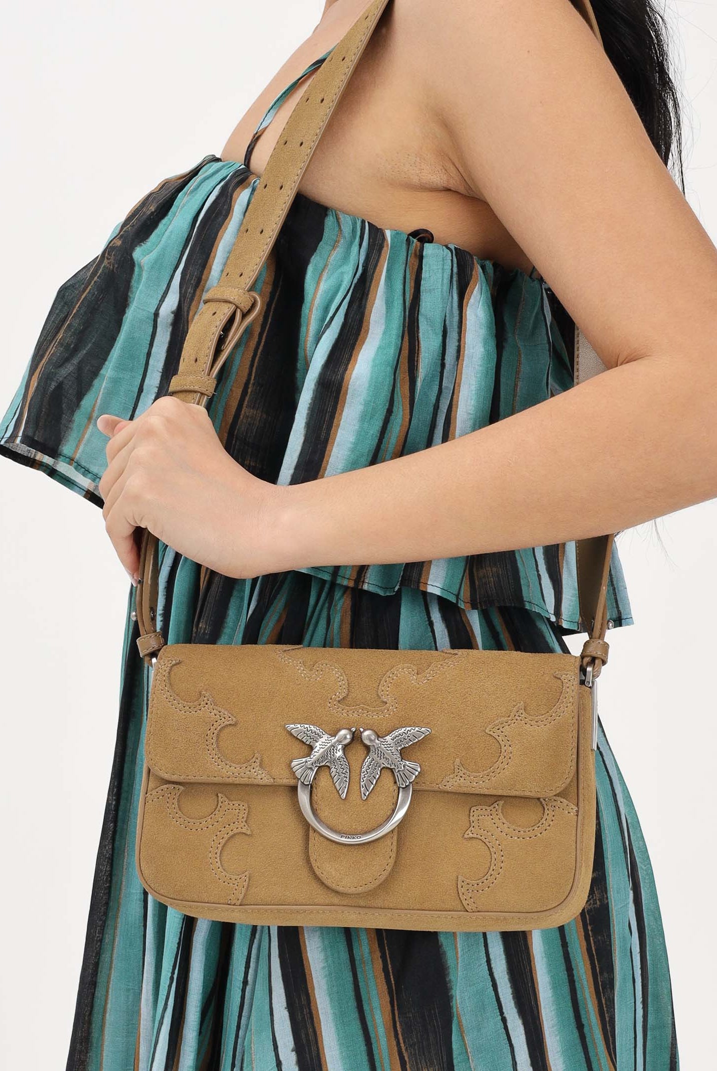 PINKO Borsa a tracolla Pinko Love One Mini Slouchy kiwi da donna 106244A0F6 L22O PINKO