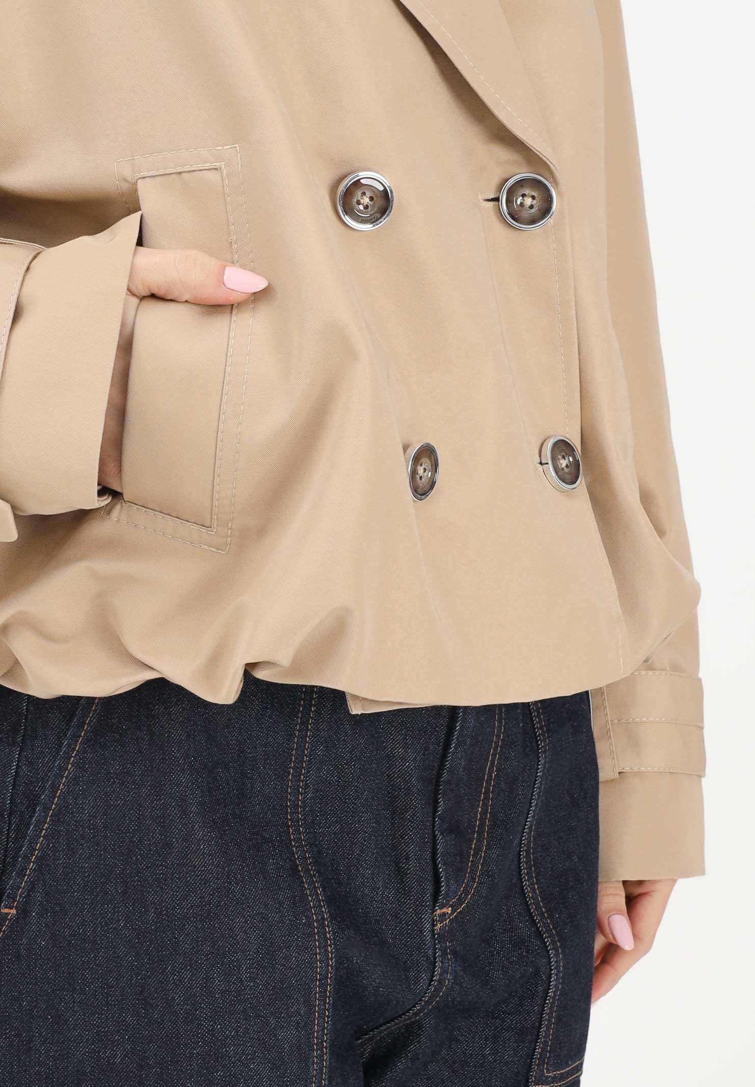 PINKO Trench corto TRISCIA beige da donna 106325A1PR D41 PINKO