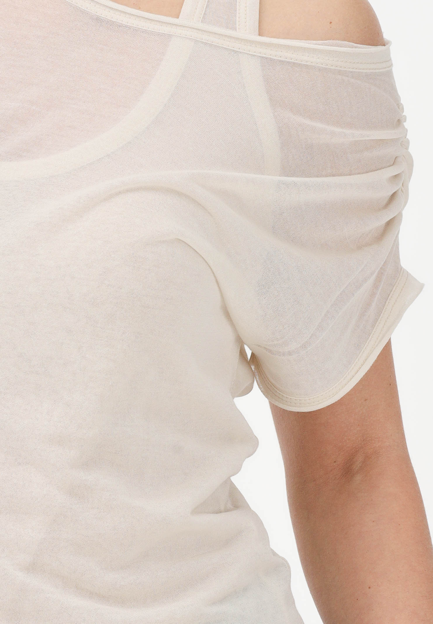 PINKO T-shirt a manica corta beige da donna composta da due pezzi 106460A2CL C03 PINKO