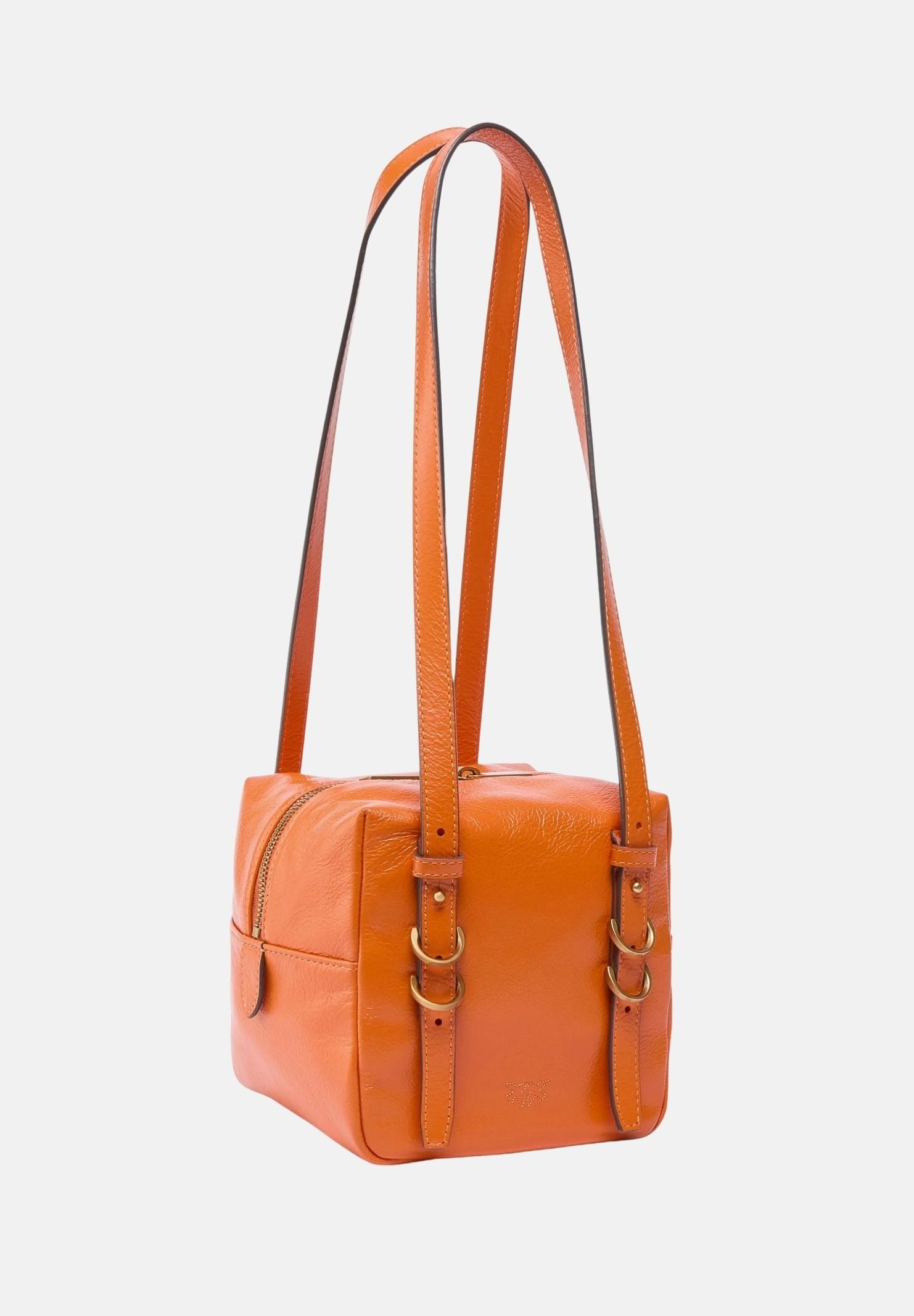 PINKO Borsa a spalla Cubic Bag arancione da donna 106465A315 A76Q PINKO
