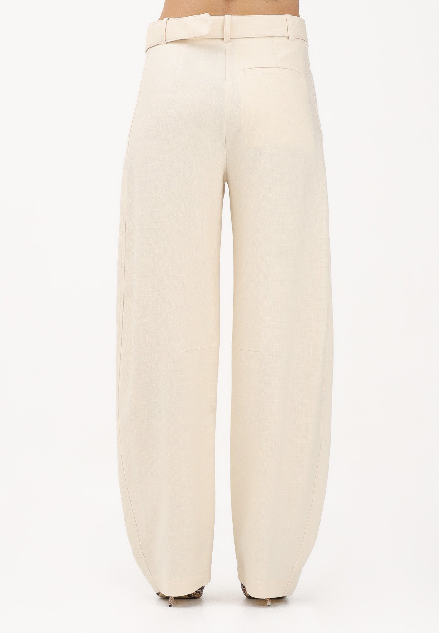PINKO Pantalone elegante panna da donna 106492A2W6 C00 PINKO