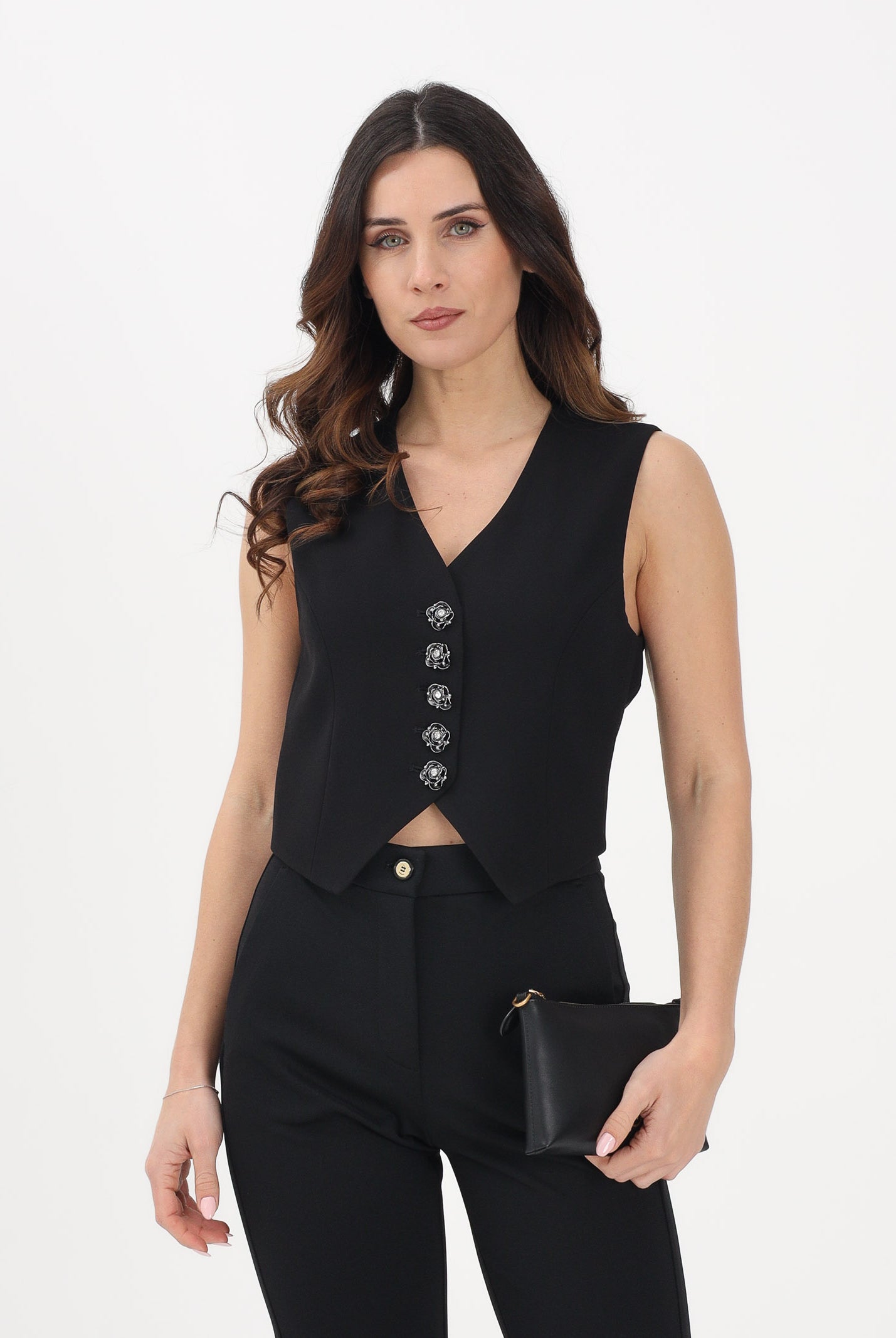 PINKO Gilet GIUGGIOLO nero da donna 106593A2Q2 Z99 PINKO