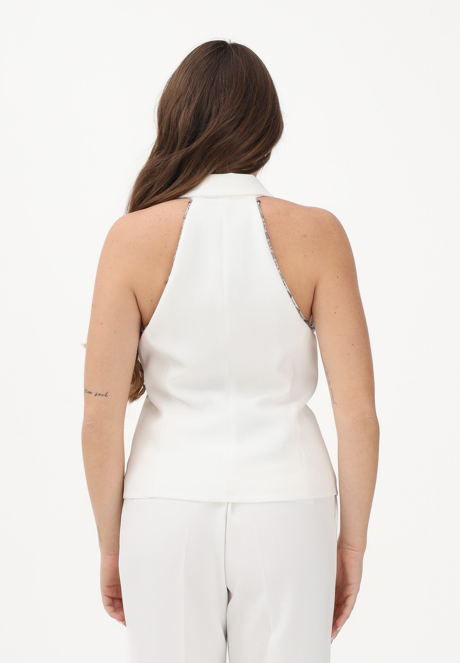 PINKO Gilet bianco da donna 106616A34P Z07 PINKO