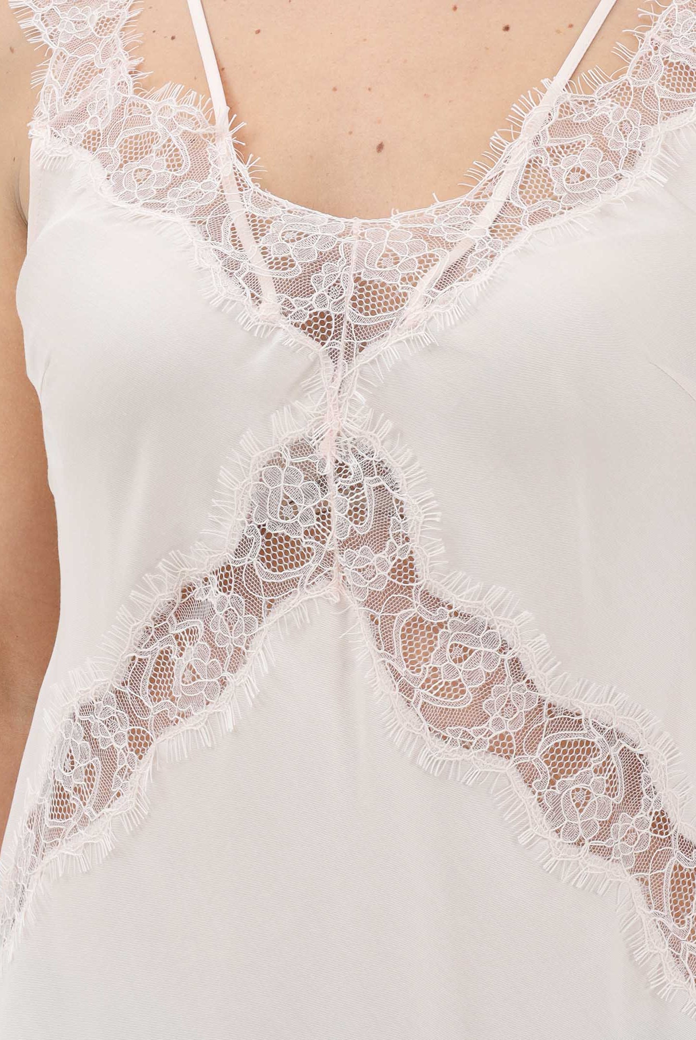 PINKO Top rosa da donna con inserti in pizzo 106623A385 P97 PINKO