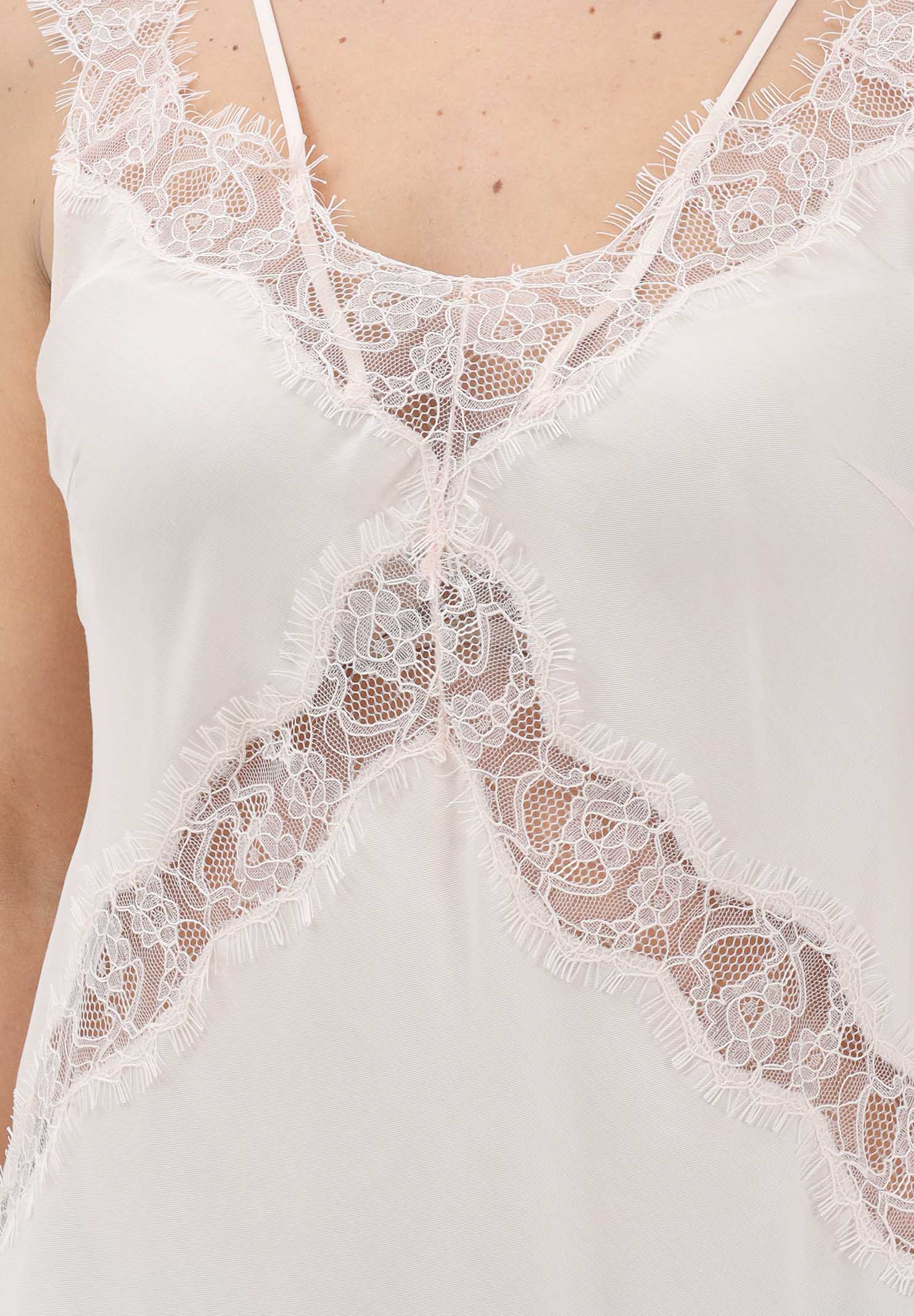 PINKO Top rosa da donna con inserti in pizzo 106623A385 P97 PINKO
