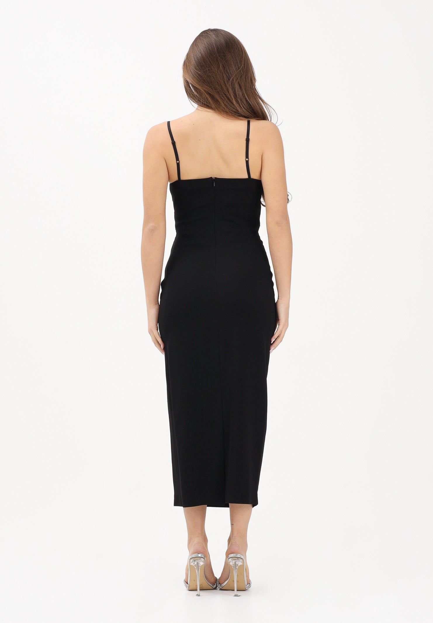 PINKO Abito midi CARRUBA nero da donna 106637A31P Z99 PINKO