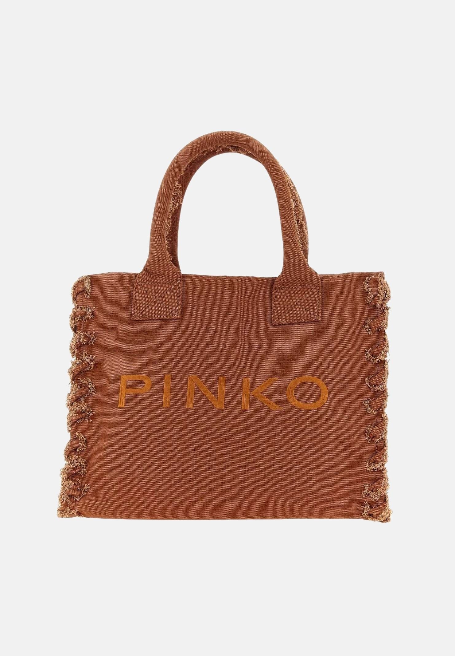 PINKO Shopper Beach biscotto da donna 106673A3A4 L08 PINKO