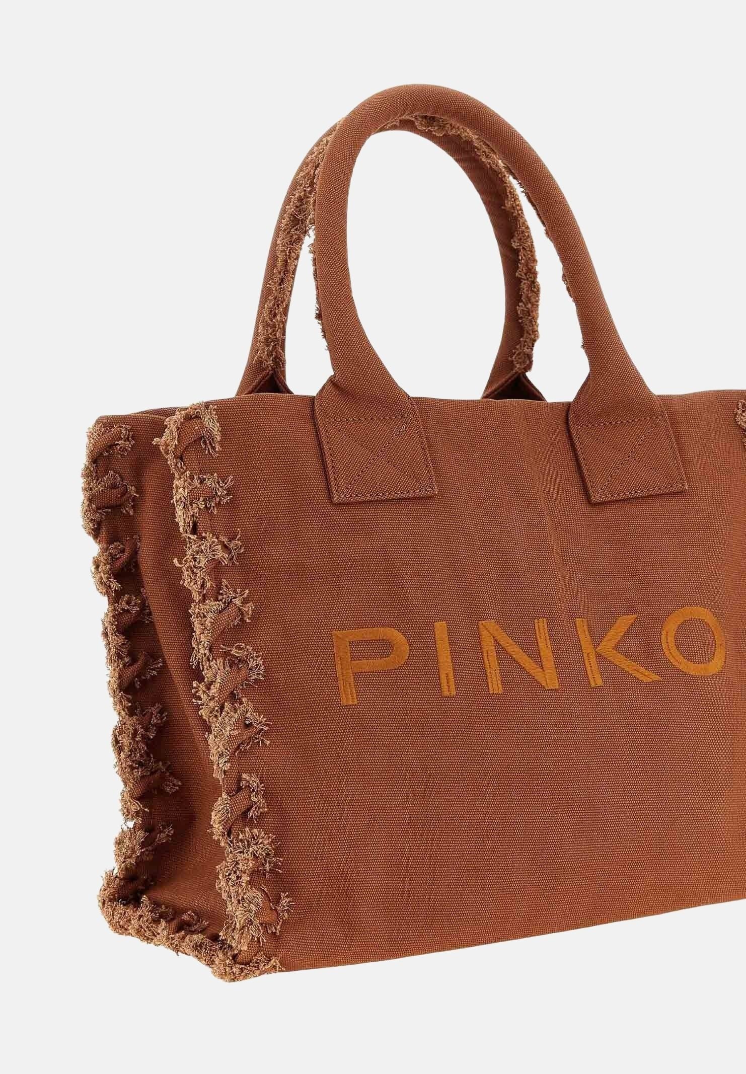 PINKO Shopper Beach biscotto da donna 106673A3A4 L08 PINKO