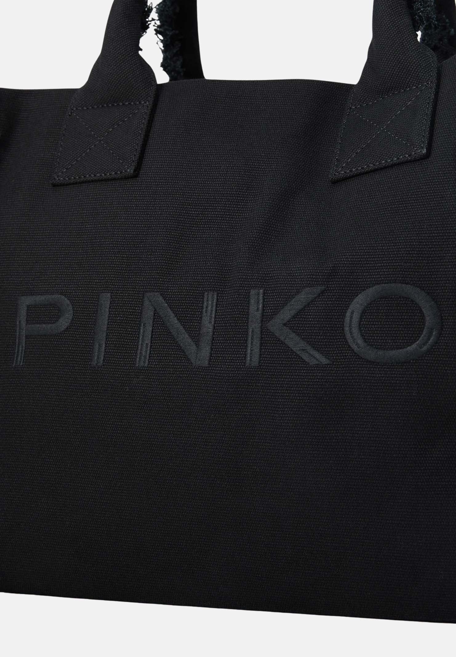 PINKO Shopper Beach nera da donna 106673A3A4 Z99 PINKO