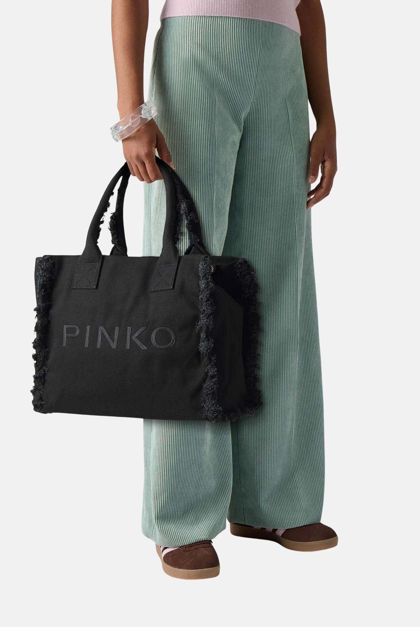 PINKO Shopper Beach nera da donna 106673A3A4 Z99 PINKO