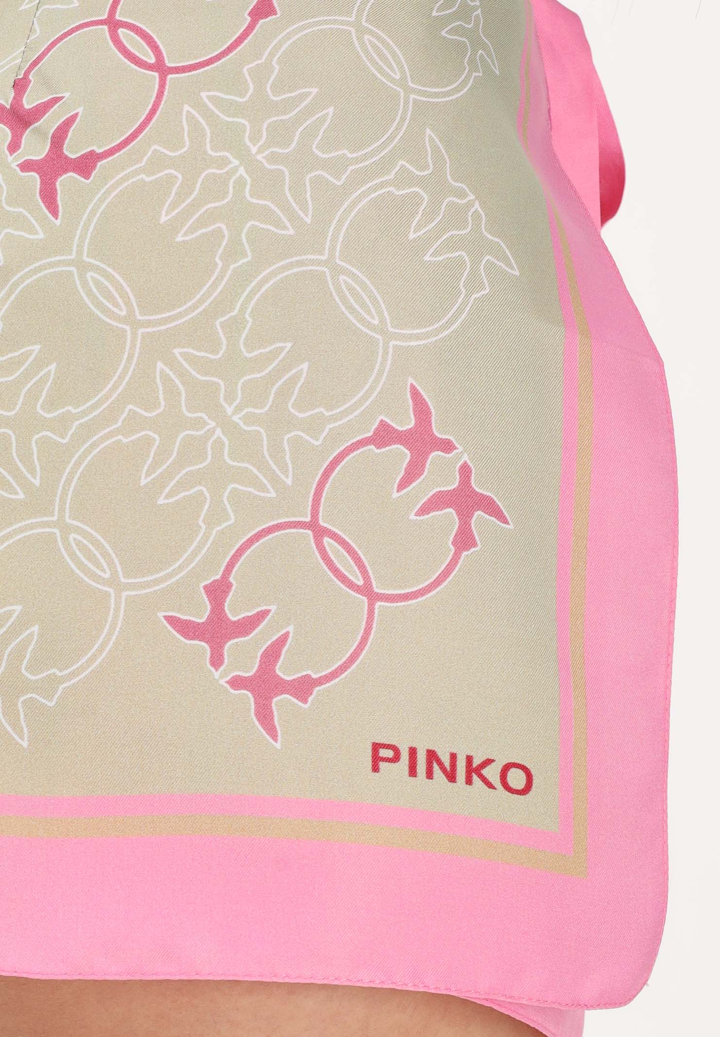 PINKO Shorts multicolore da donna con logo all-over 106733A39F NA0 PINKO