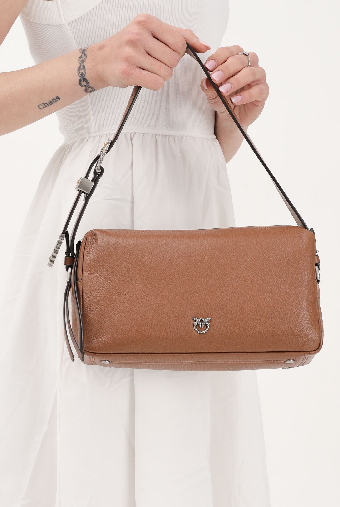 PINKO Borsa a spalla Trittico cuoio da donna 106761A2JG L17O PINKO