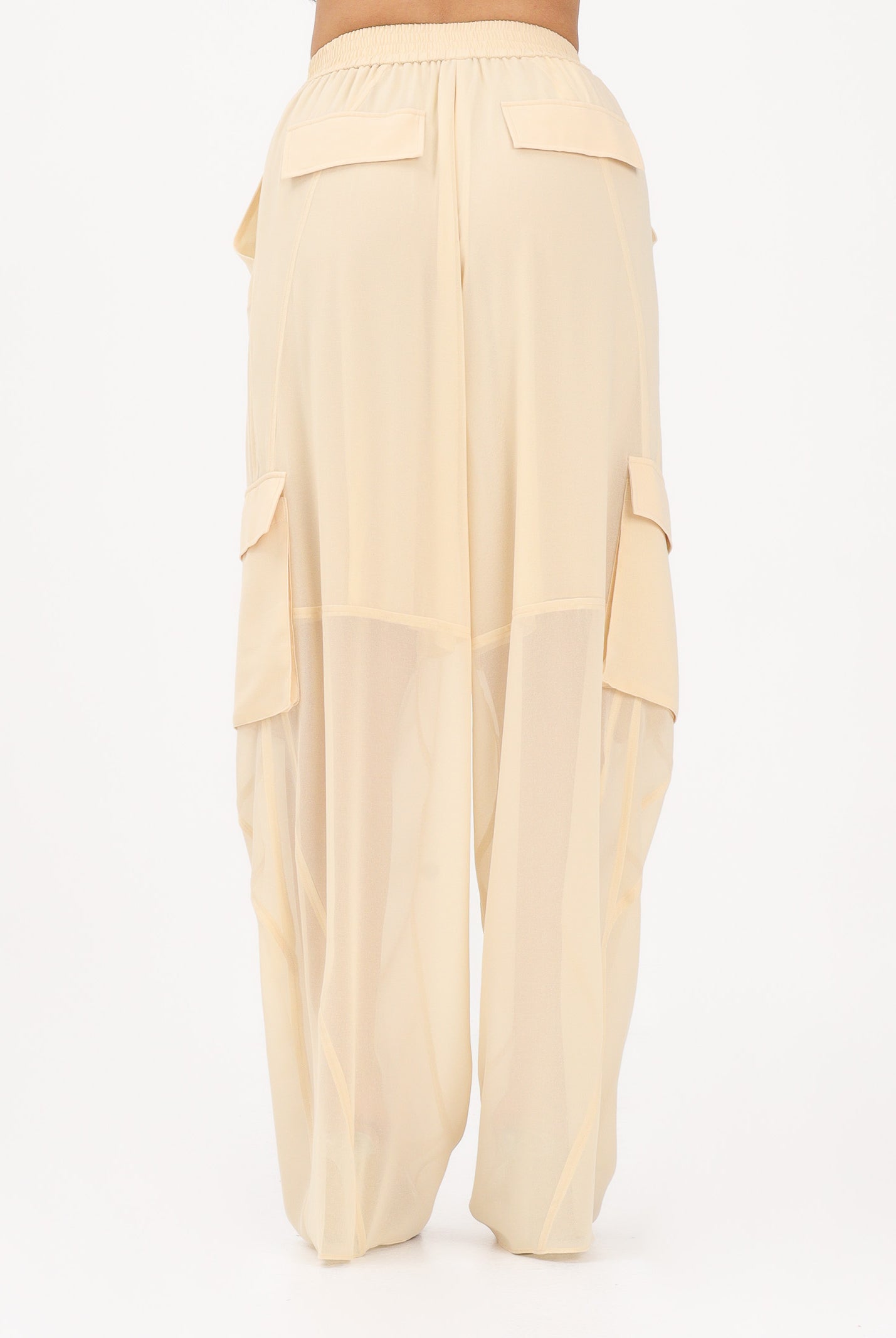 PINKO Pantalone elegante vaniglia da donna 106792A3AT C19 PINKO