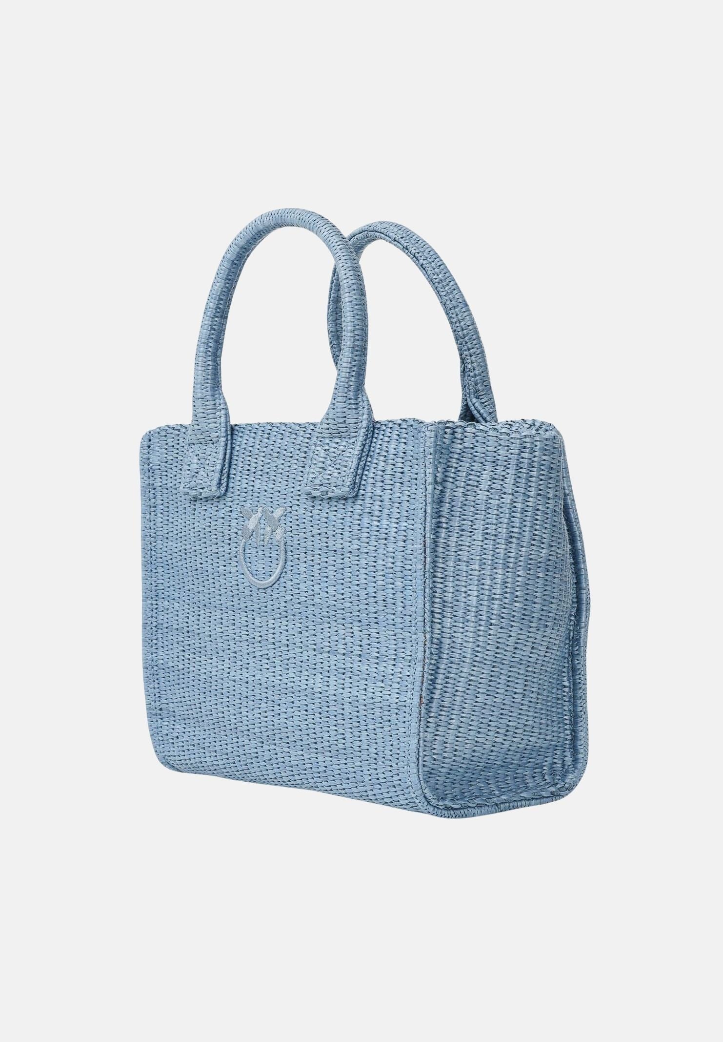 PINKO Borsa a mano Beach azzurra da donna 106832A39Y E5Y PINKO