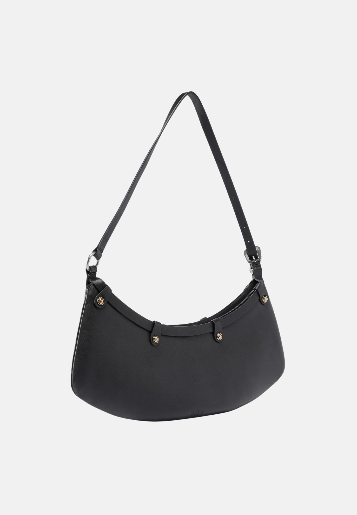 PINKO Borsa a spalla grande Pocket Body Bag nera da donna 106865A270 Z99O PINKO