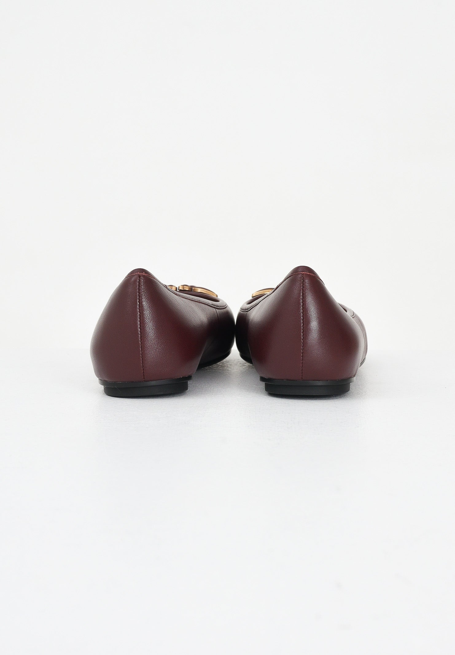 PINKO Ballerine bordeaux da donna con logo Love Birds SD0379P003P61 . PINKO