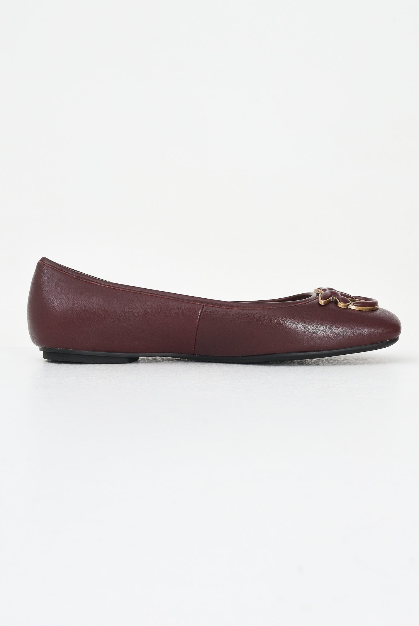 PINKO Ballerine bordeaux da donna con logo Love Birds SD0379P003P61 . PINKO