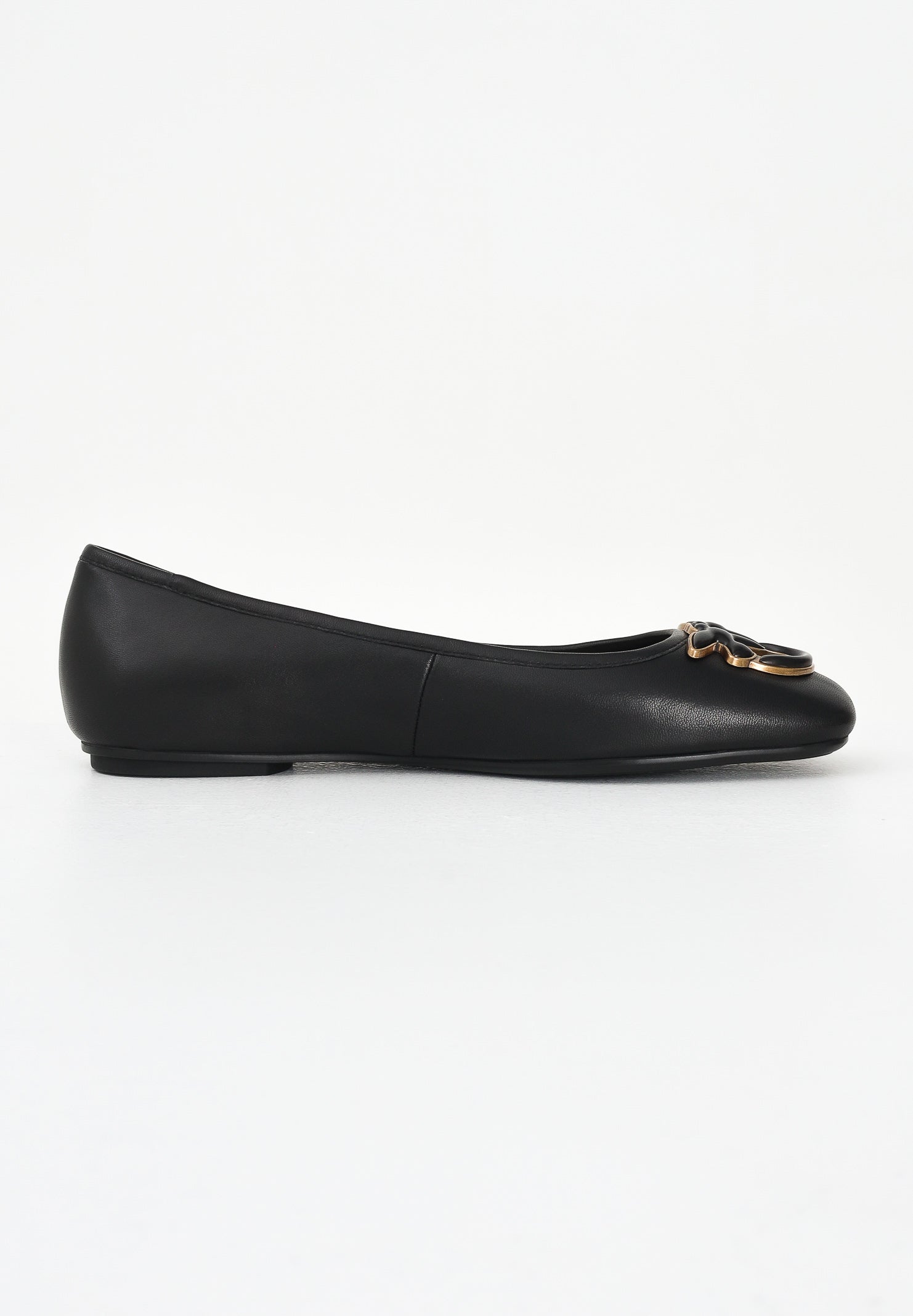 PINKO Ballerine nere da donna con logo Love Birds SD0379P003Z99 . PINKO