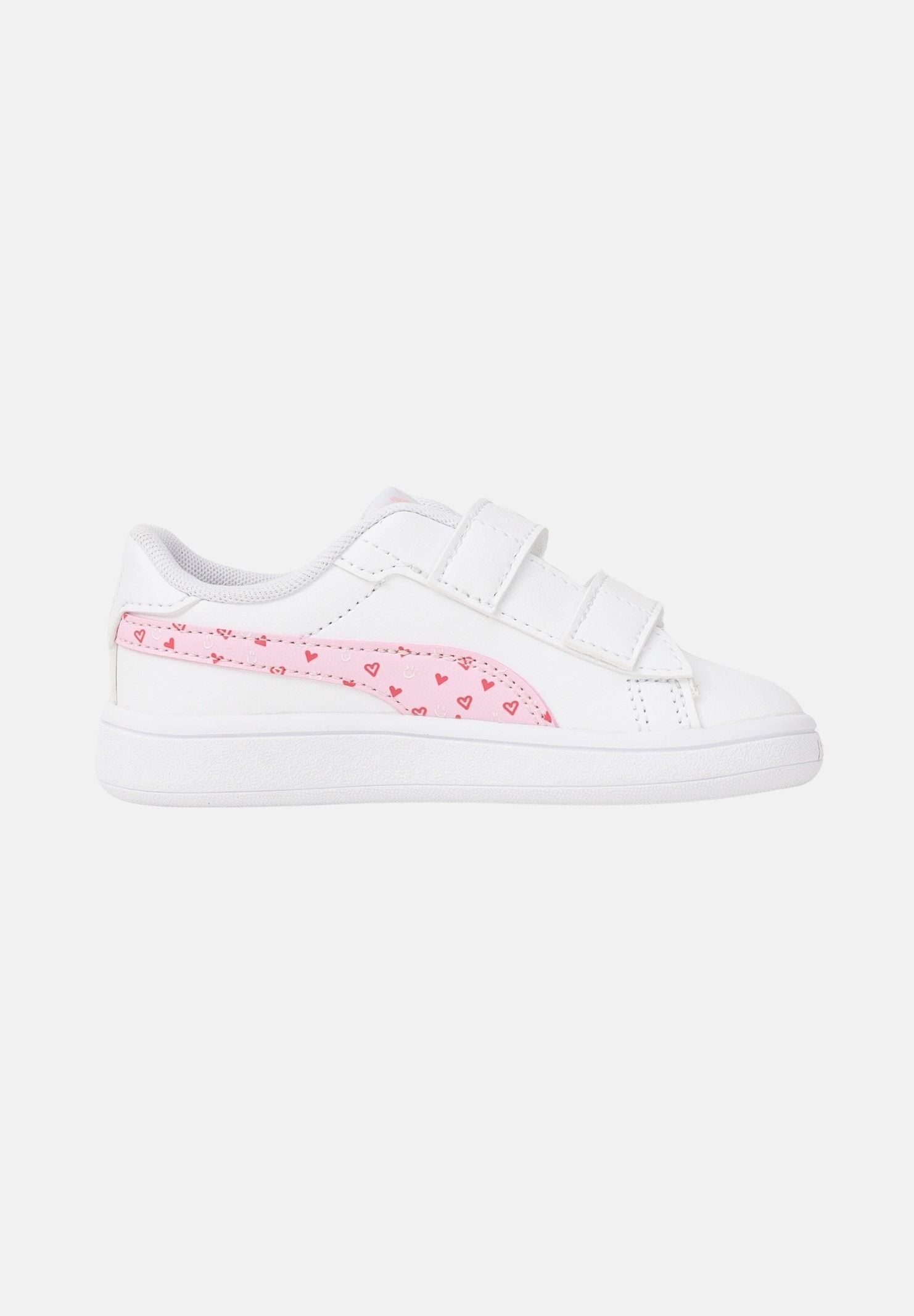 PUMA Sneakers Smash 3.0 Hearty bianche da neonato 405639 01 PUMA