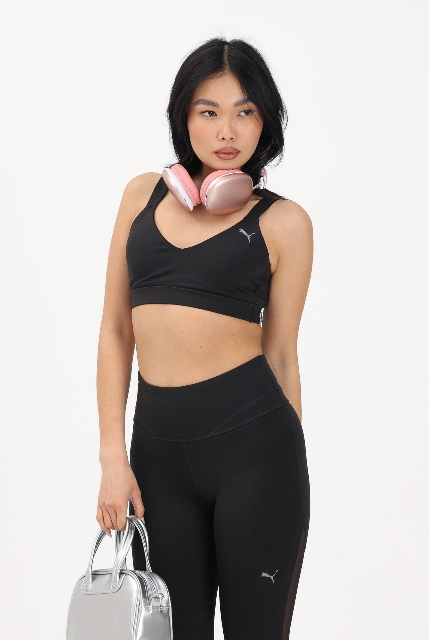 PUMA Top sportivo PUMA SHAPE nero da donna 527479 01 PUMA