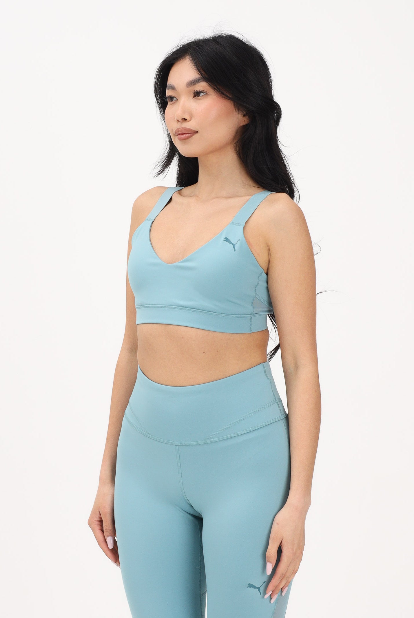 PUMA Top sportivo PUMA SHAPE turchese da donna 527479 46 PUMA